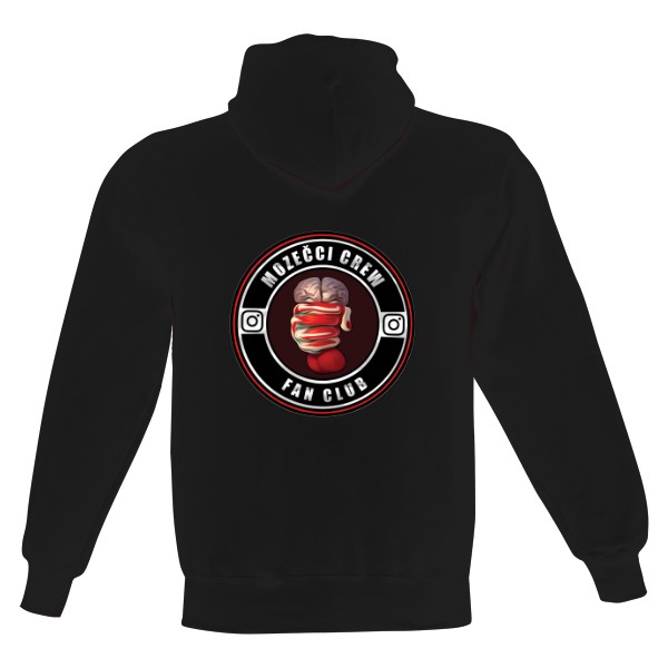 Mozečci Crew Fan Club Mikina Pánská Černá