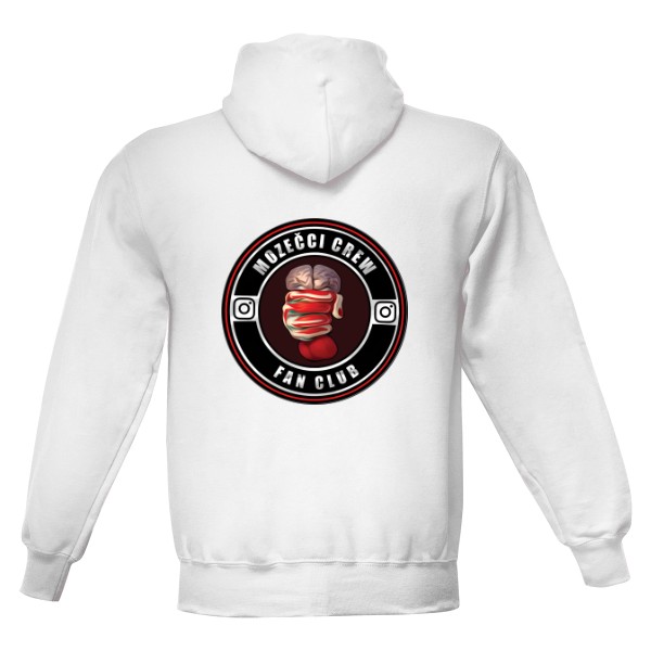 Mozečci Crew Fan Club Mikina Pánská Bílá